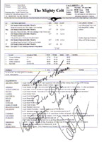 Mighty Celt Call Sheet